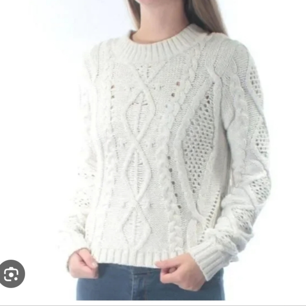 RACHEL Rachel Roy Women's Knit Sweater - Light Gray